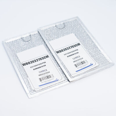 2 Pack of WB02X32793 for GE Range Vent Hood Microwave Aluminum Grease Filter
