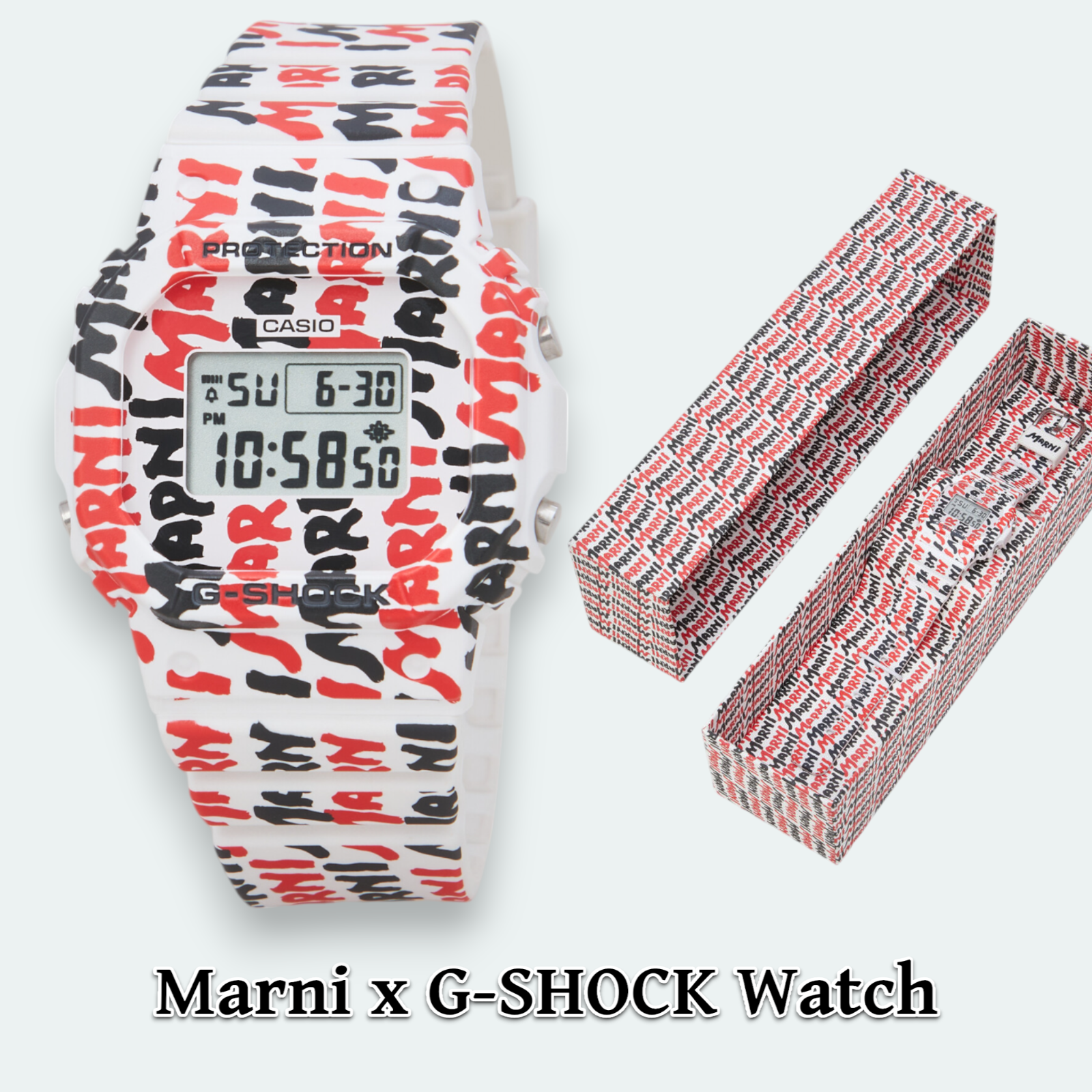 Marni x G-SHOCK GMD-S5610MA-7ER Watch 45.7 x 40.5 x 11.9 mm