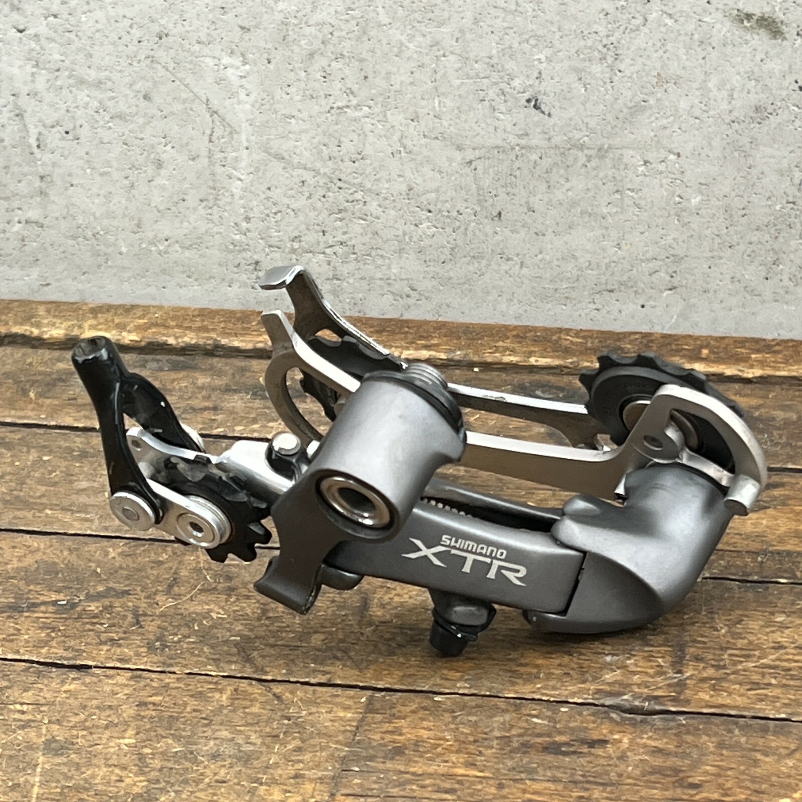 Vintage Shimano XTR Rear Derailleur Rapid Rise RDM951 Long Cage MTB