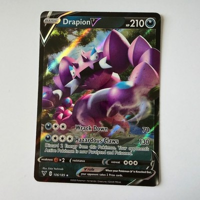 Pokémon Vivid Voltage #106 Drapion V Ext.Art Foil Rare