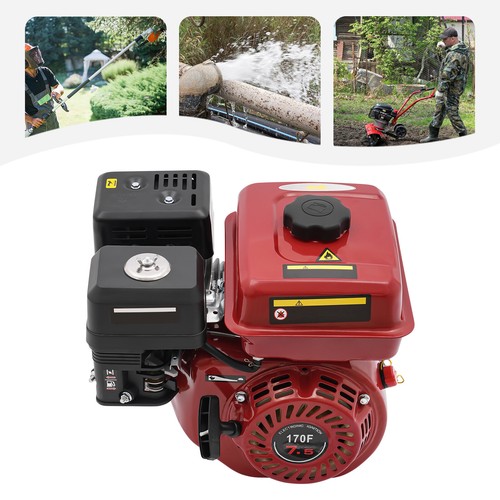 4 Stroke Gasoline Engine, 7.5HP 4.2KW Manual Pull Start Go Kart Gas