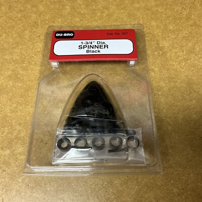 Du-Bro (No. 267) 1 3/4  Black Spinner (NIB)