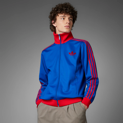 X-LARGE adidas Originals Mens ADICOLOR HERITAGE NOW STRIPED TRACK JACKET