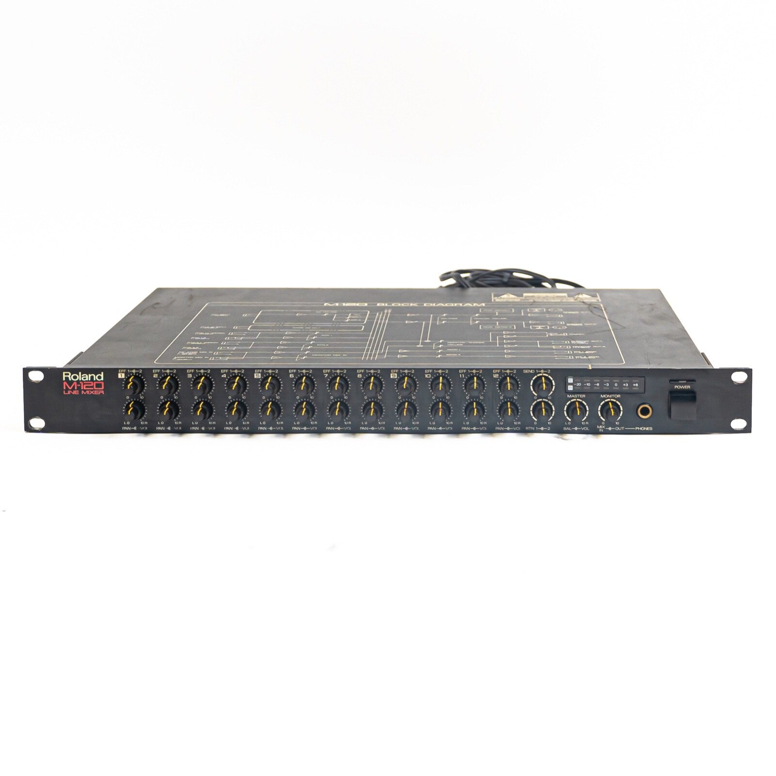 Roland M-120 12-Channel Rackmount Line Mixer – Compact
