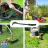 Xanadued Mower Deck Scraper with Ergonomic Long Handle, Efficient Mower Deck Cleaning Tool, Long Handle Lawnmower Deck Scraper, Mower Cleaning Tool for Maintenance Cleaning Lawnmower
