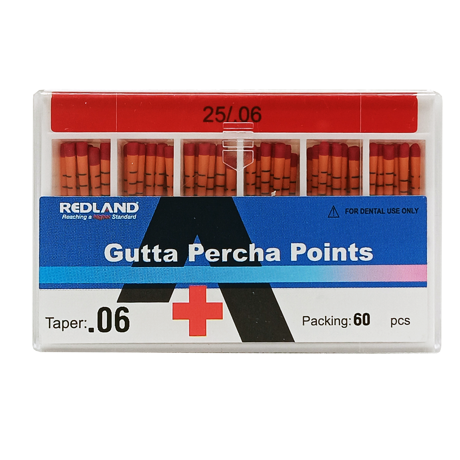 REDLAND MM Marked Endodontic Gutta Percha Point .02/.04/.06 Taper All Size 15-40