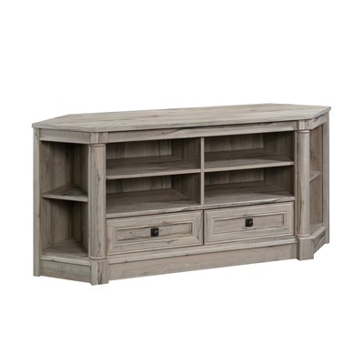 Sauder 424815 Palladia Corner Entertain Credenza, Split Oak 
