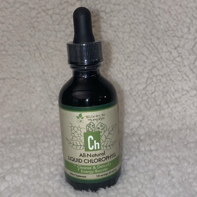 Chlorophyll Liquid Drops - 100% All-Natural Concentrate   Energy Booster