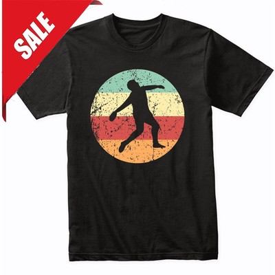 Discus Throw Shirt - Vintage Retro Track And Field T-Shirt - Retro Colors