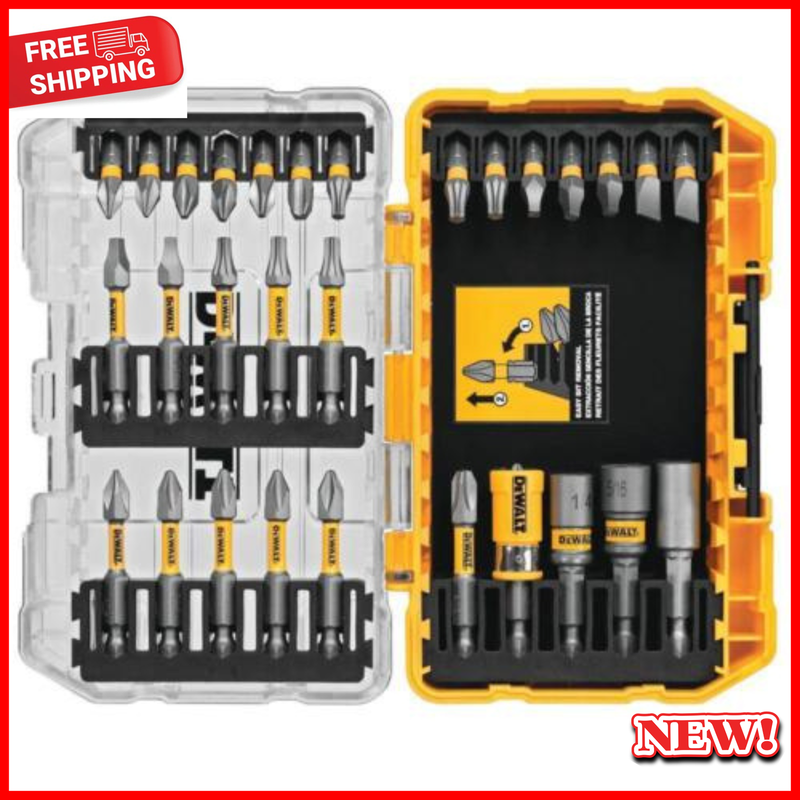 30 Pcs Screwdriver Set Dewalt Magnetic Lock Impact Drill Driver Bits with Sleeve