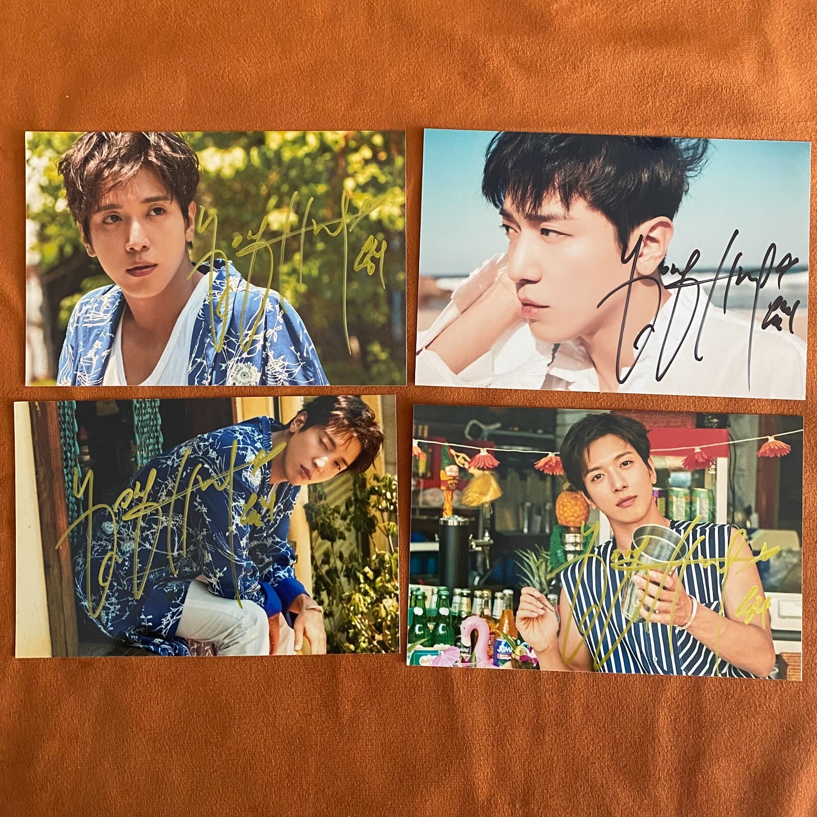 CNBLUE Jung Yong Hwa Autographed Signed Photo Picture 4*6 K