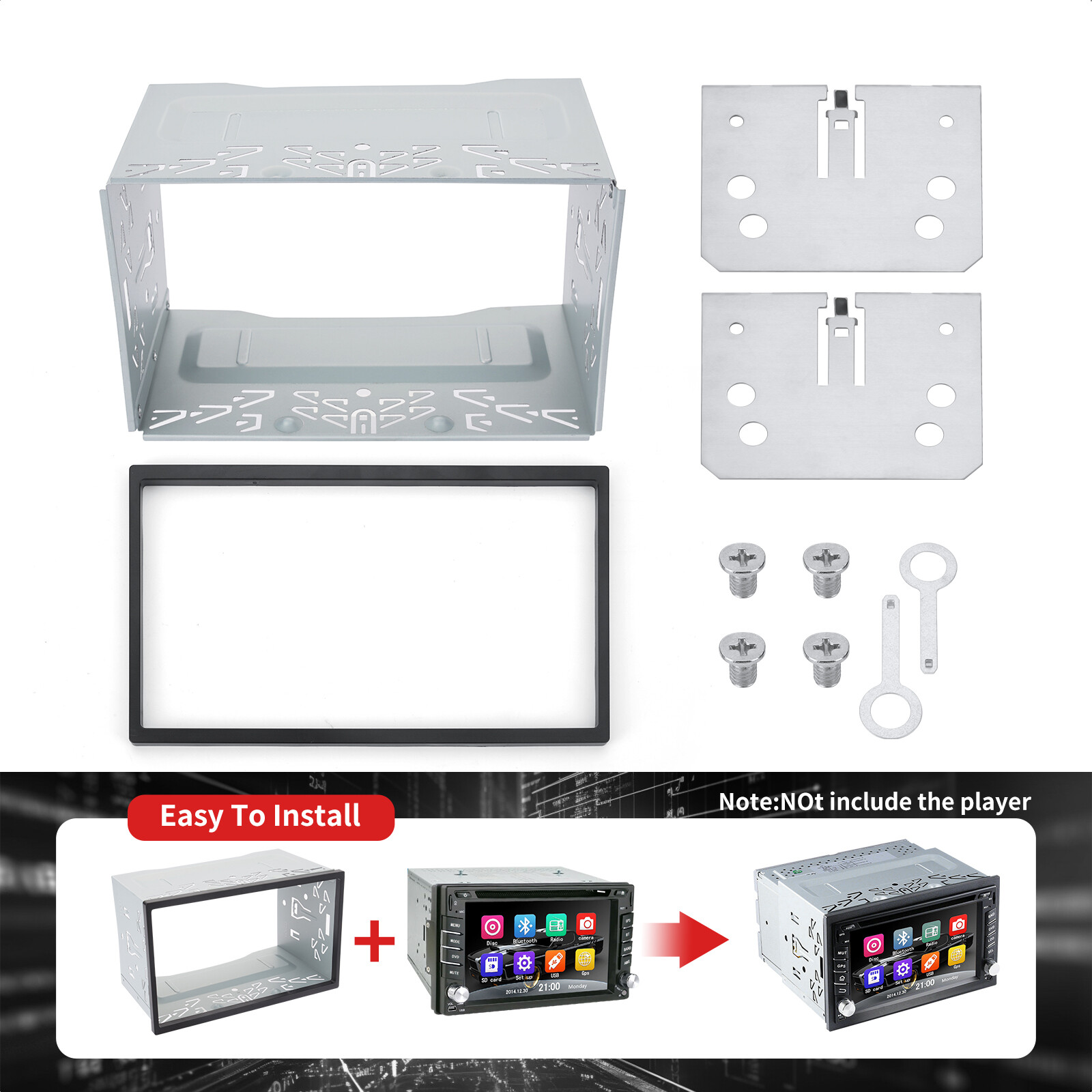 Metal Frame Mounting Dash Kit Universal