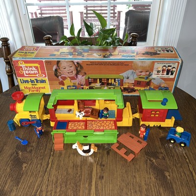 VTG Think & Learn Live-in Train with MacMagnet Family  1975 Ideal COMPLETE-READ