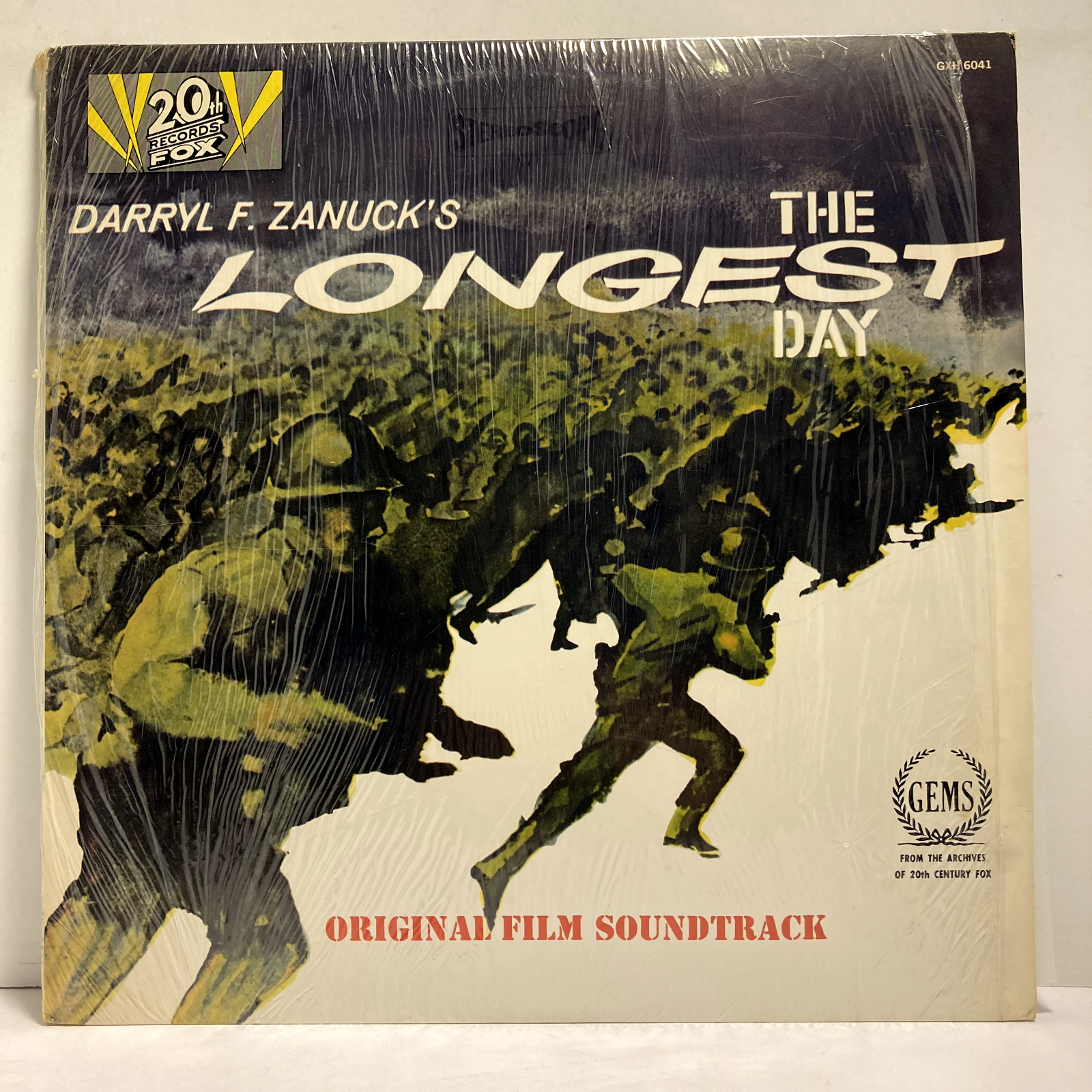 The Longest Day Soundtrack LP - 20th Century GXH 6041
