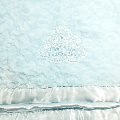 Satin Angel Bear Blue