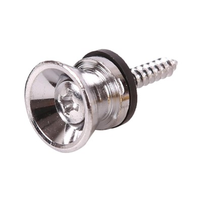 2PCS Metal guitar strap button strap fixing pin fixing screw guitar strap lock