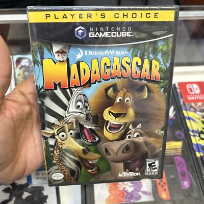 Madagascar (Nintendo GameCube) Players Choice Brand New Sealed Y-Fold! US Ver!