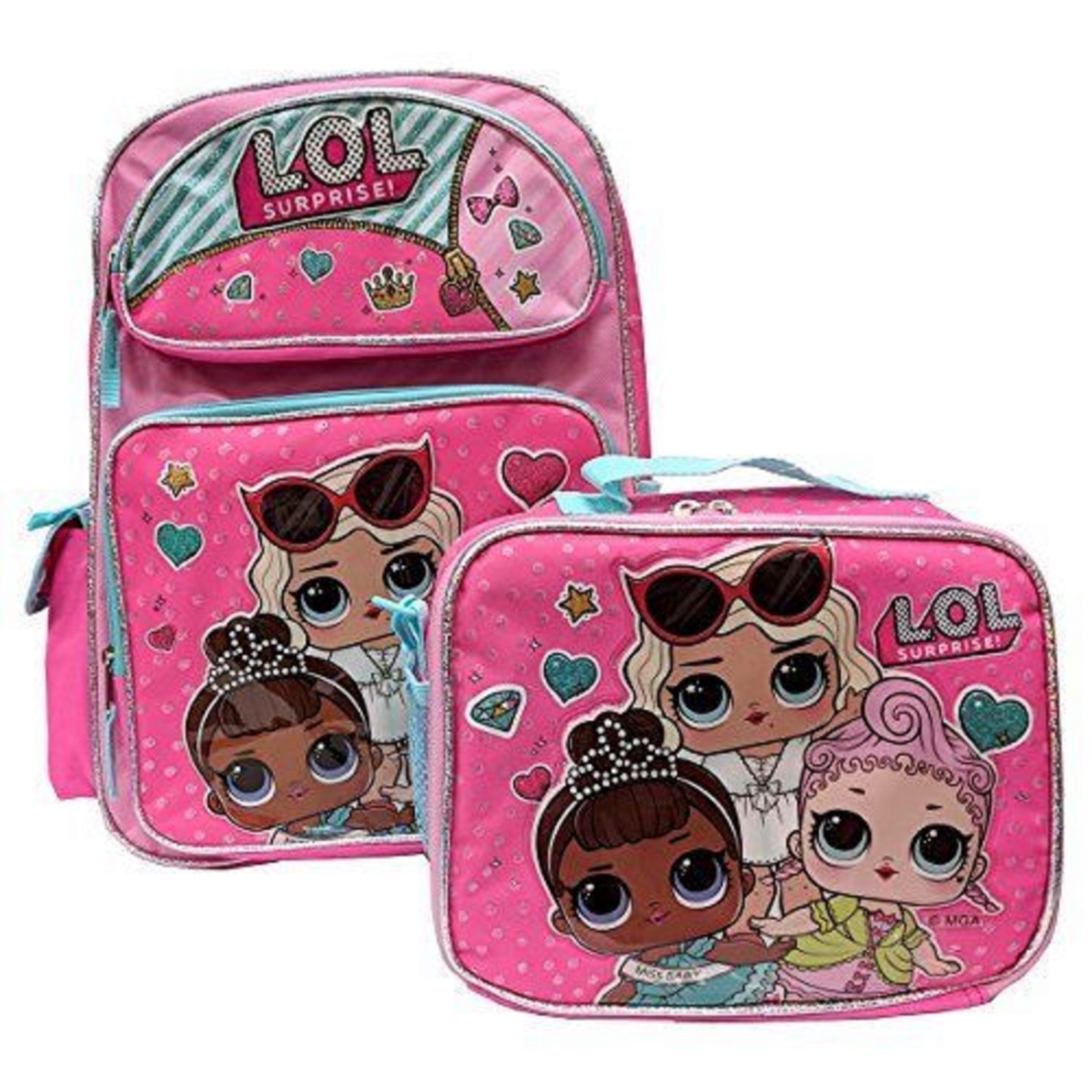 lol bookbag with lunchbox