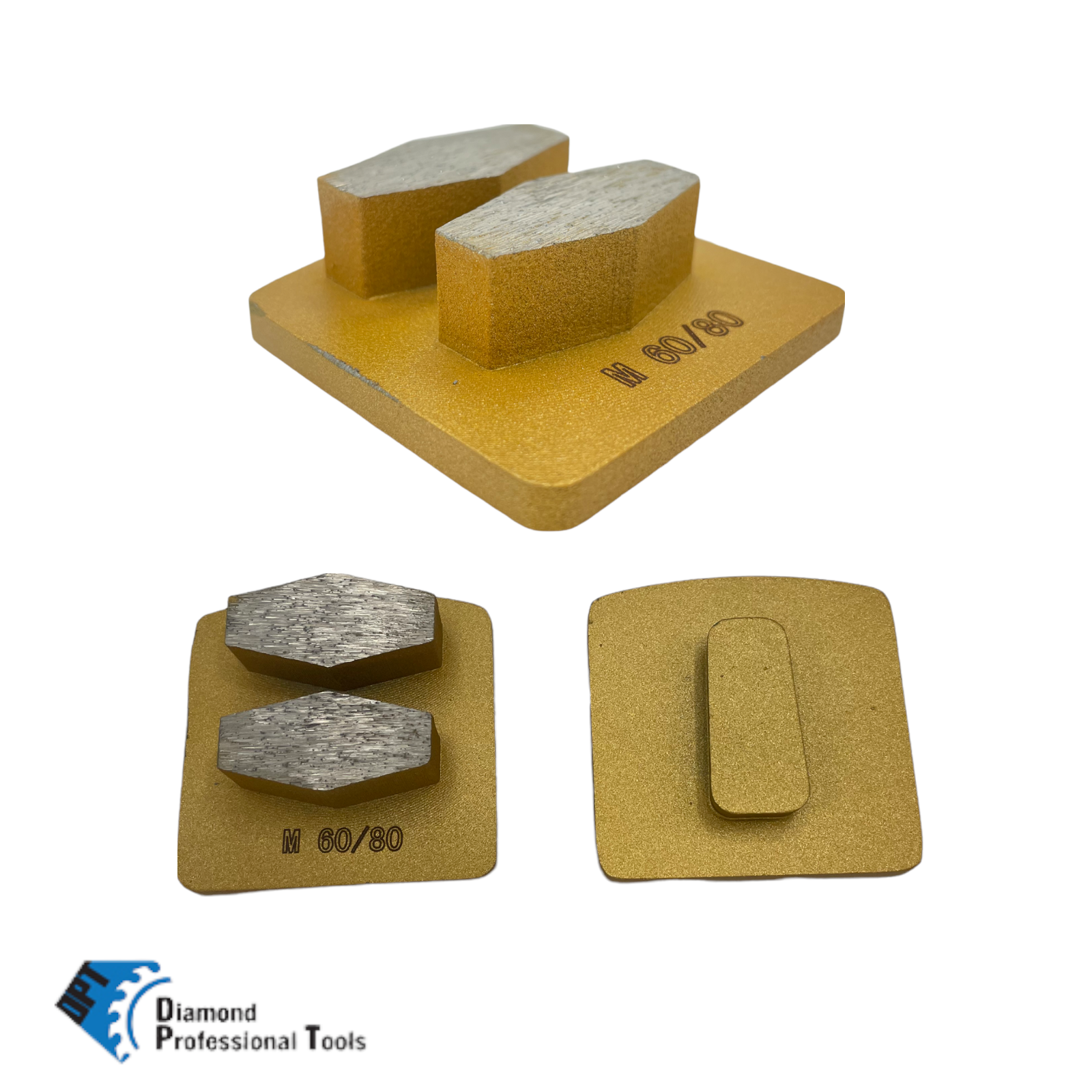 9 Pack Grinding Discs for Husqvarna PG Concrete Grinders Medium Bond 60 Grit