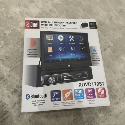 Dual Electronics XDVD179BT 7-inch LED Touch Screen Multimedia Receiver