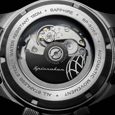 Pre-owned Spinnaker Bradner Automatic Silver Black