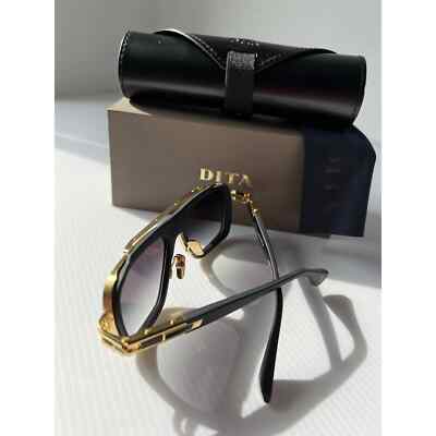 Pre-owned Dita Lxn-evo Dts403-a-01 Matte Black Gold Gray Gradient Lens Sunglasses Authenti