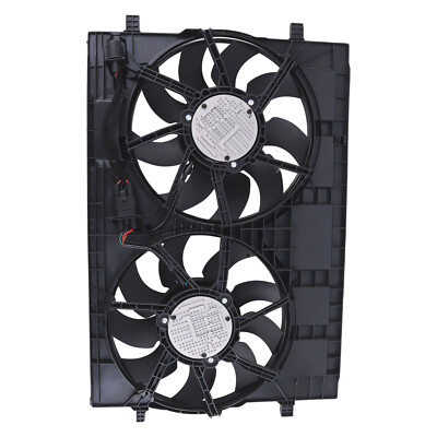 Radiator Cooling Fan Assembly for Volkswagen Atlas L4/V6 2.0L/3.6L 2018-2023