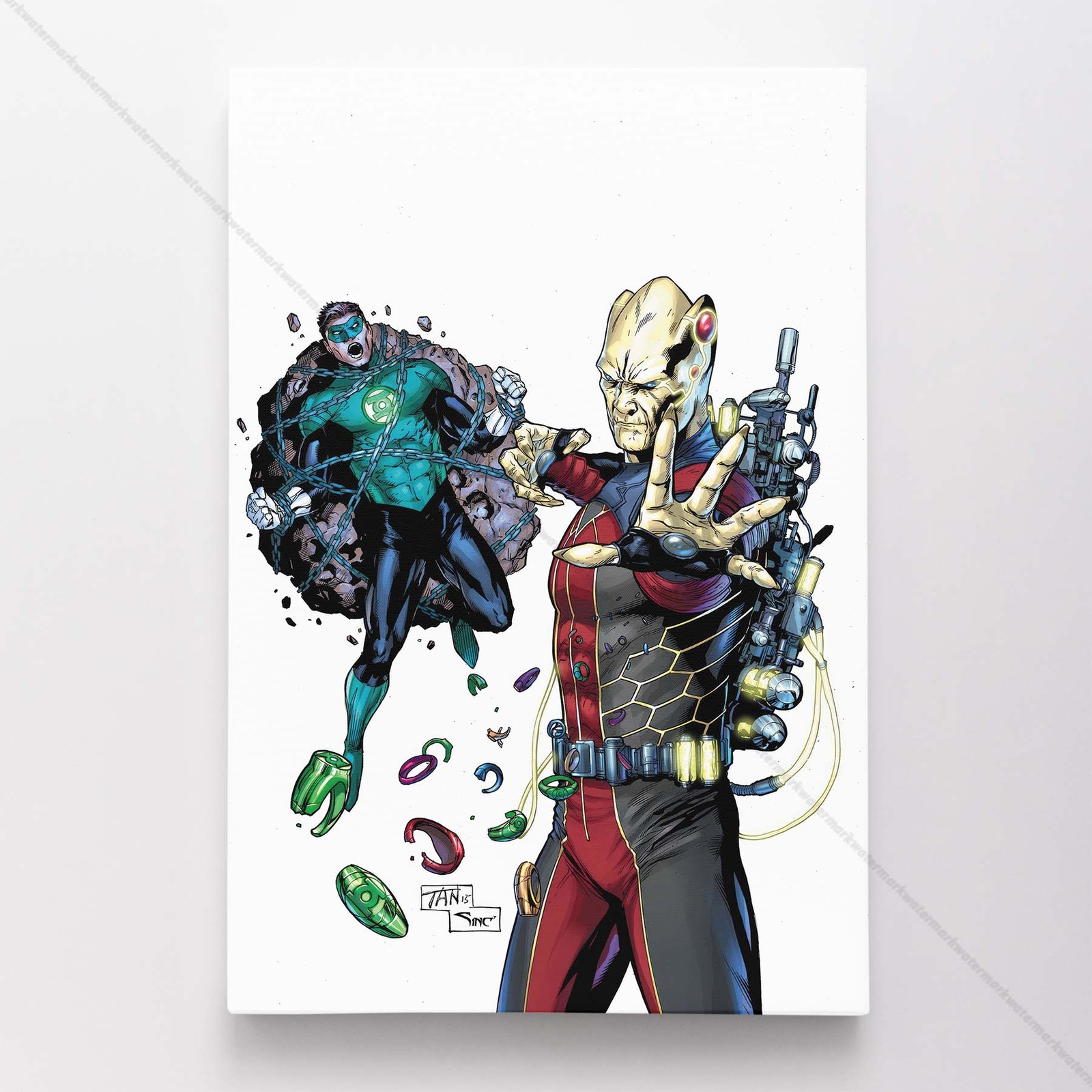 Green Latern Poster Canvas DC Comic Book Cover Art Print #381