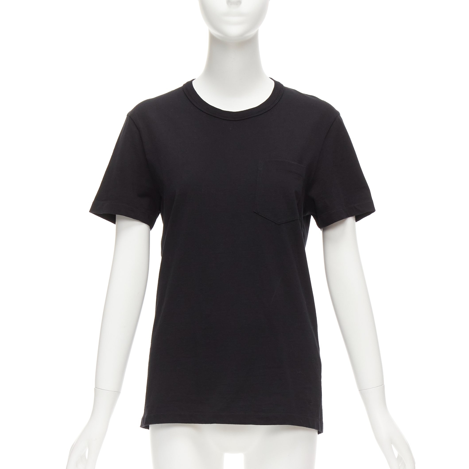 【関税&送料込】Tom Ford T-Shirt With Logo TOM FORD logo-print Silk T-shirt | Black | FARFETCH