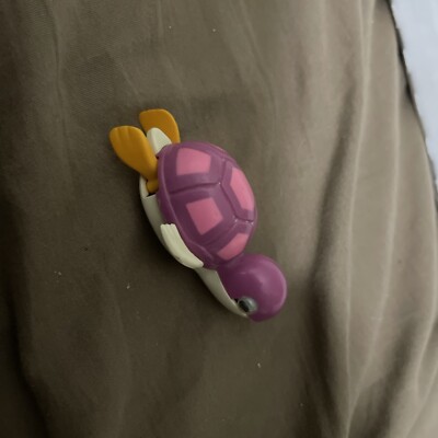 Vintage TOMY Sea Turtle Wind Up Toy - Works! Tubbies