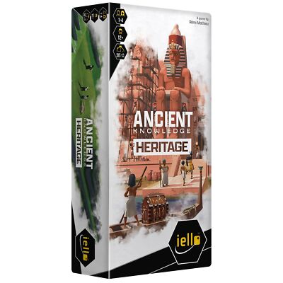 IELLO: Ancient Knowledge Heritage - Strategy Card Game Expansion, Tableau Bui...