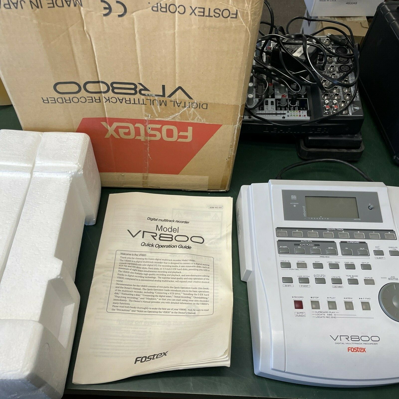 FOSTEX VR800 ADAT マルチトラックレコーダー 早い者勝ち】 FOSTEX VR800 ADAT マルチトラックレコーダー