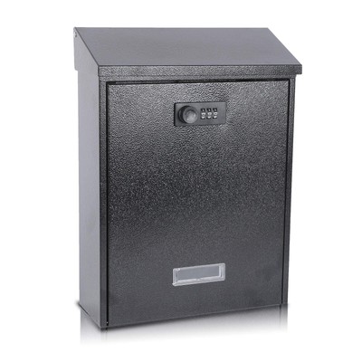 xydled Mail Boxes with Combination Lock,Locking Mailbox Wall Mounted,Large Capac
