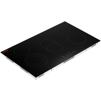 VEVOR 36 in Built-in Electric Cooktop Radiant Ceramic Cooktop 5 Burners