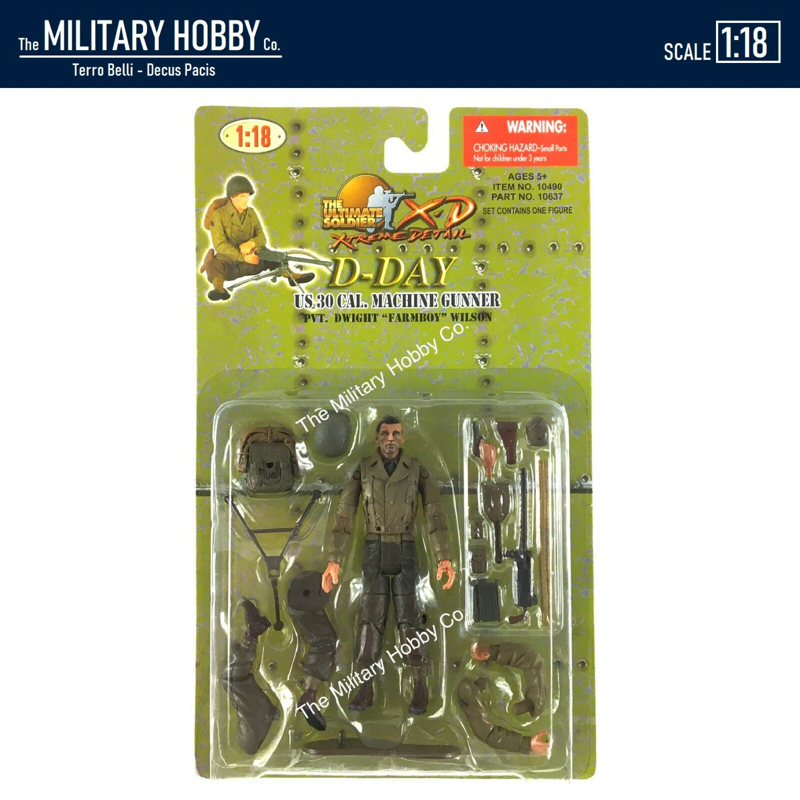 RARE 1:18 21st Century Toys Ultimate Soldier WWII US D-Day