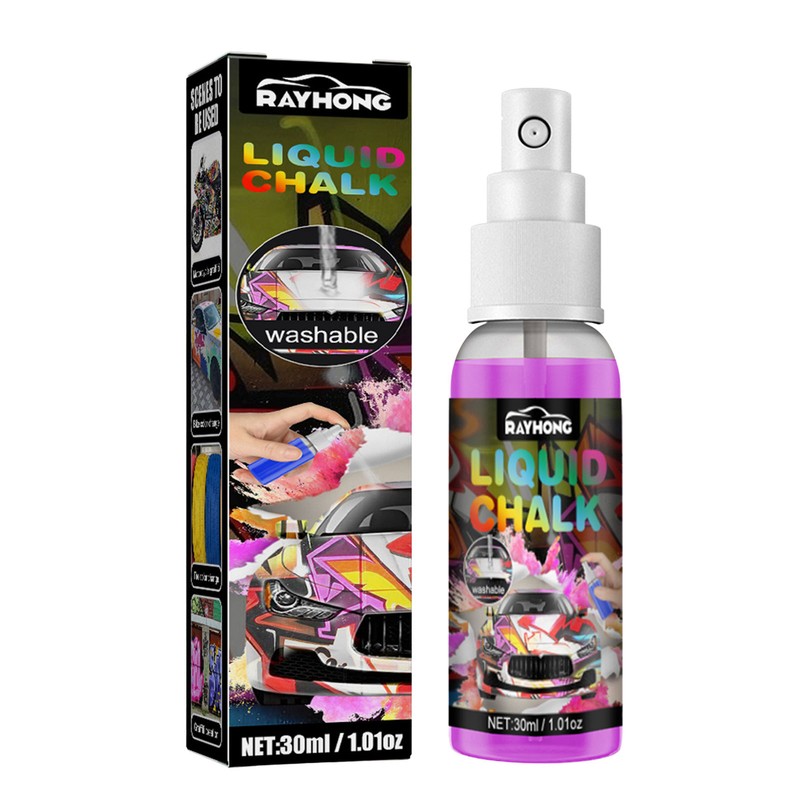 Washable Car Window Paint 30ml Chalk Paint for Cars Window Paint Markers Decor
