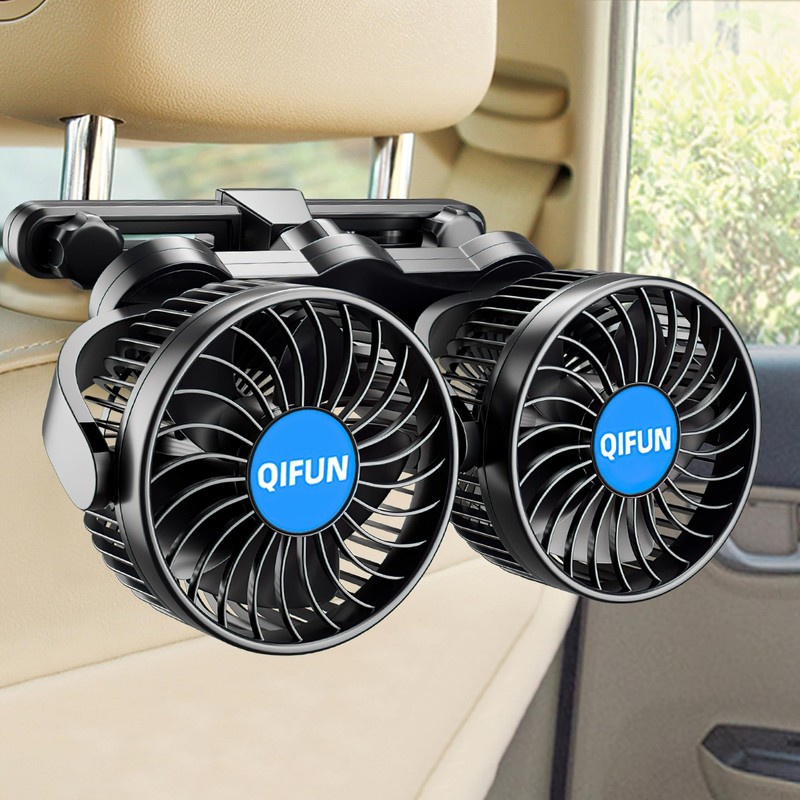 Car Fan Cool Gadgets 12v Fan For Rear Seat Passenger