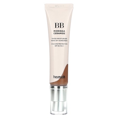 Moringa Ceramide BB Cream, Tinted Moisturizer Make-Up + Sunscreen, SPF 30 PA++,