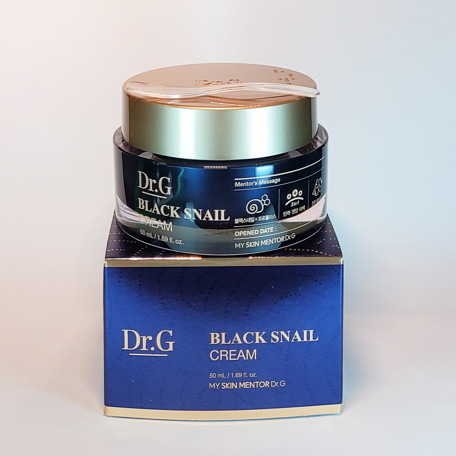 Dr.G BLACK SNAIL CREAM 50ml ×6 Dr.G Black Snail Cream 50mL Elasticity Nourishing Moisture