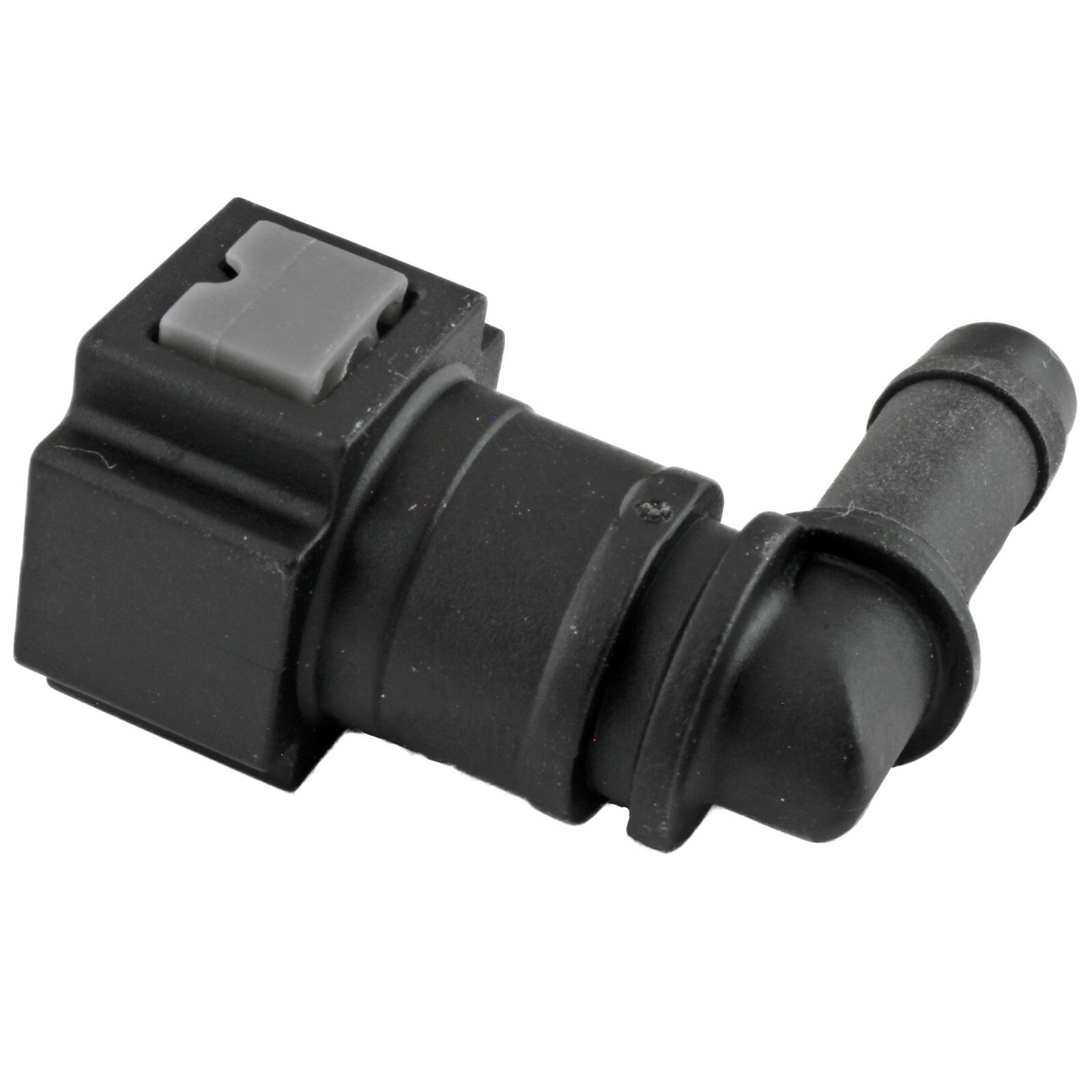 Fuel Line Quick Connect, 90° PushOn, Adapter for 1/2 Steel to 1/2