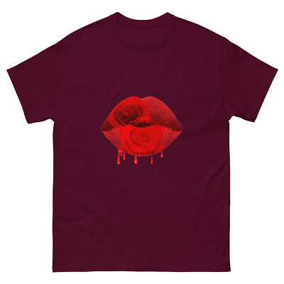 Femme Fatale Lipstick Adult T-Shirt (Unisex) 