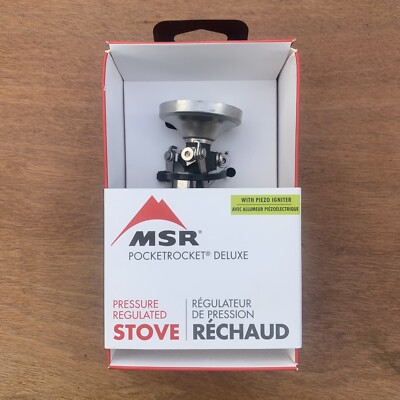 MSR PocketRocket Deluxe with Piezo Igniter Ultralight Camping Stove