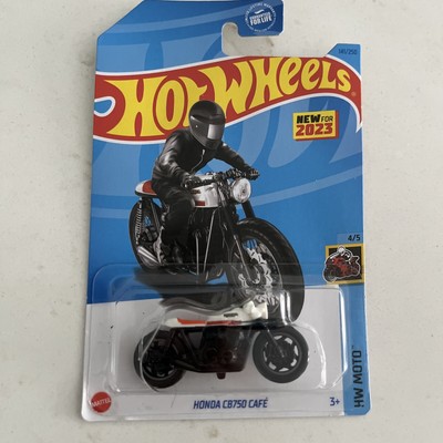 Hot Wheels - 2023 HW Moto 4/5 Honda CB750 Cafe 141/250 (BBHKK34)