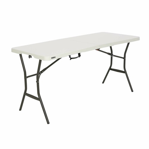 Купить Стол lifetime 5' essential fold-in-half table, pearl, 280513 в ...
