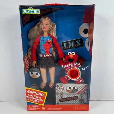 Barbie Doll Loves TMX Elmo Tickle Me Sesame Street 2006 Mattel K5499 NEW in Box
