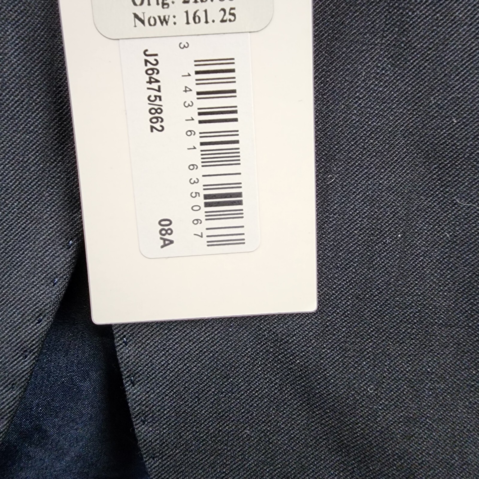 Boss Kidswear Wool Blend Suit Jacket Boys' 8Y Electric Blue Two Button Front L/S - Picture 8 of 12