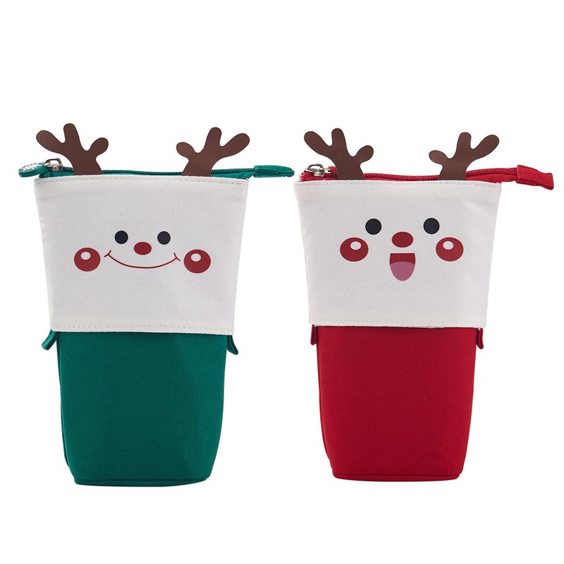Pouch Standing Pen Holder Cute Pencil Bags Stand Up Pen