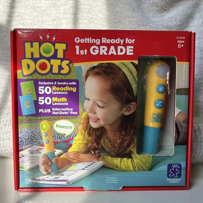 Educational Hot Dots Getting Ready for 1st Grade Set. Reading & Math. Ages 6+