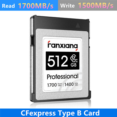 Fanxiang 512GB Professional CFexpress Card Type B 1700MB/s 4K 8K CFE-B Memory