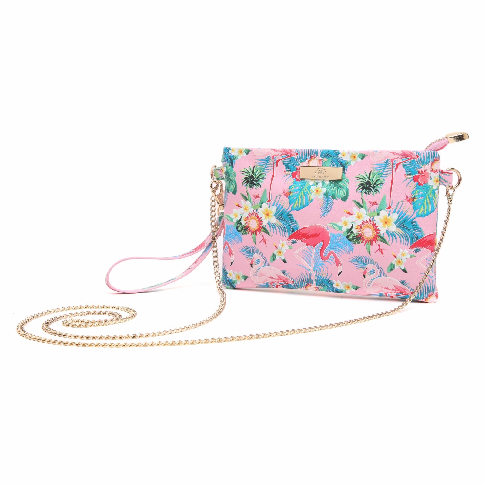 wristlet with crossbody strap